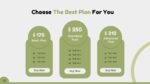Greenery Presentation Pricing Plan Templates