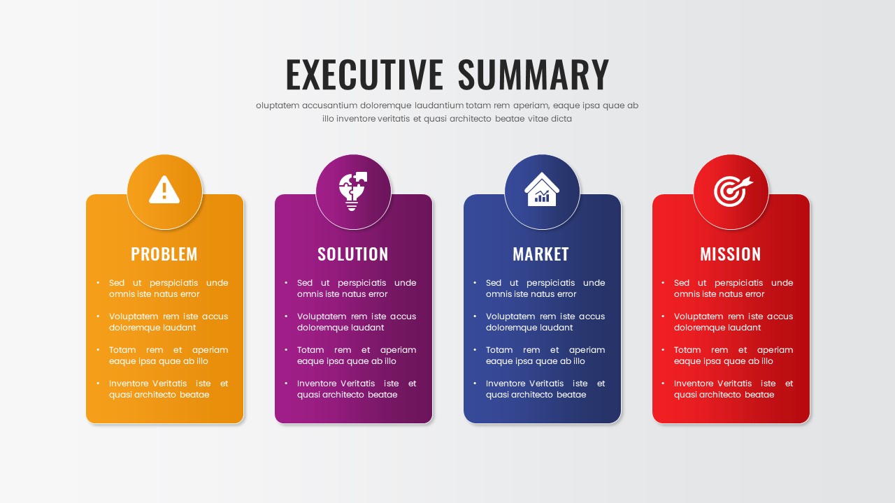 Presentation Executive Summary Slides