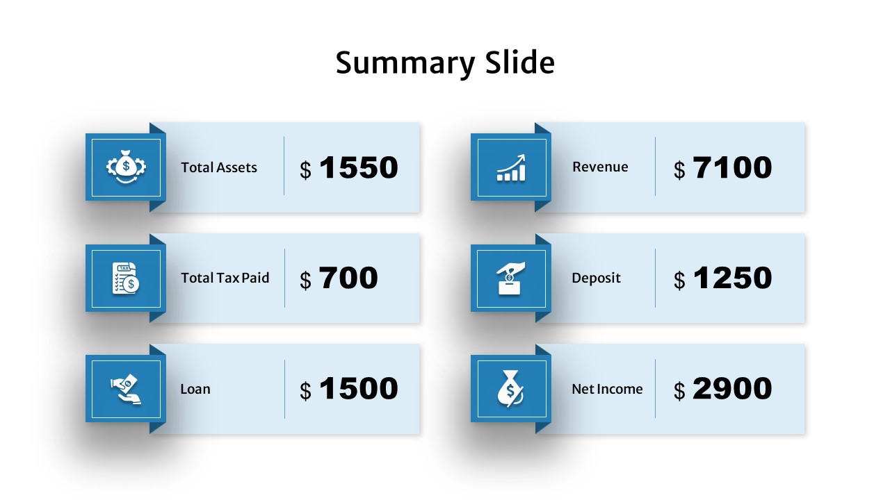 Summary Slides Template - SlideKit