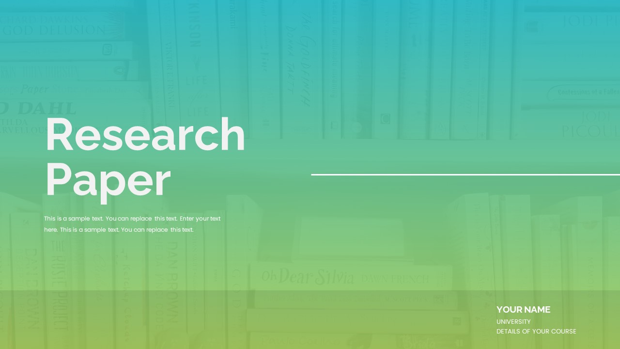 Research Poster Template for Google Slides