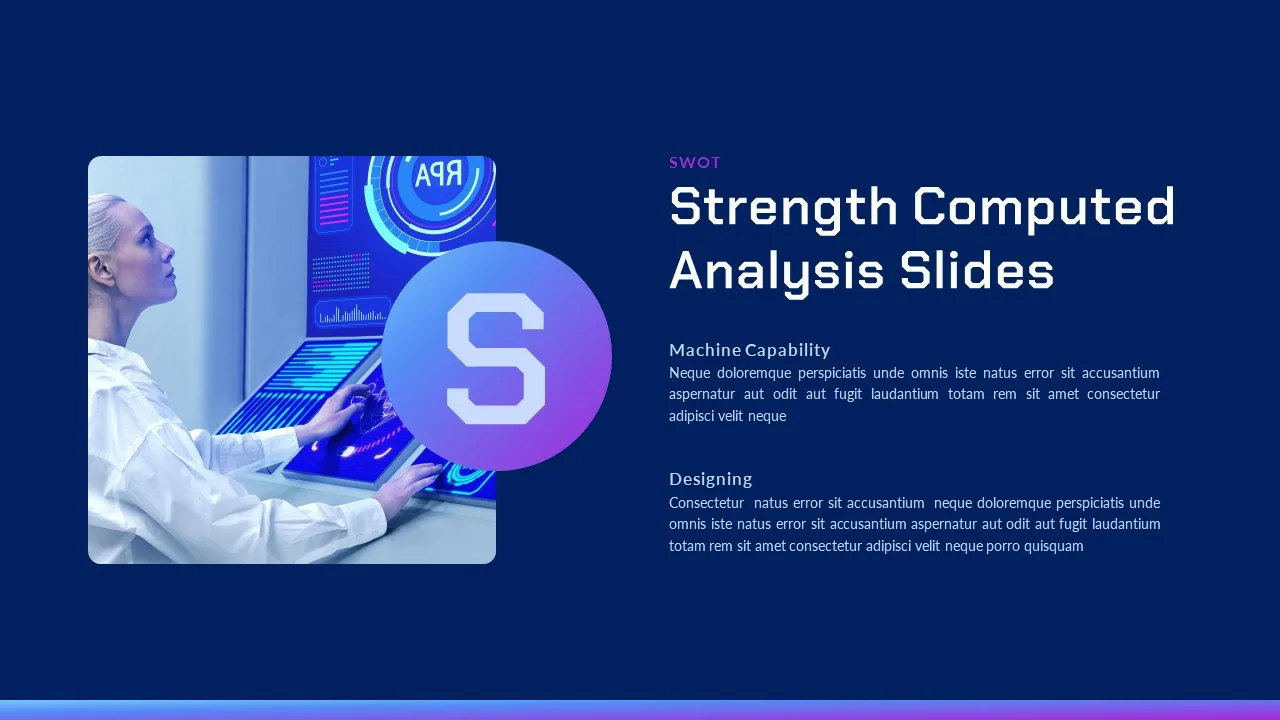 Technology Theme Strength Analysis Slide