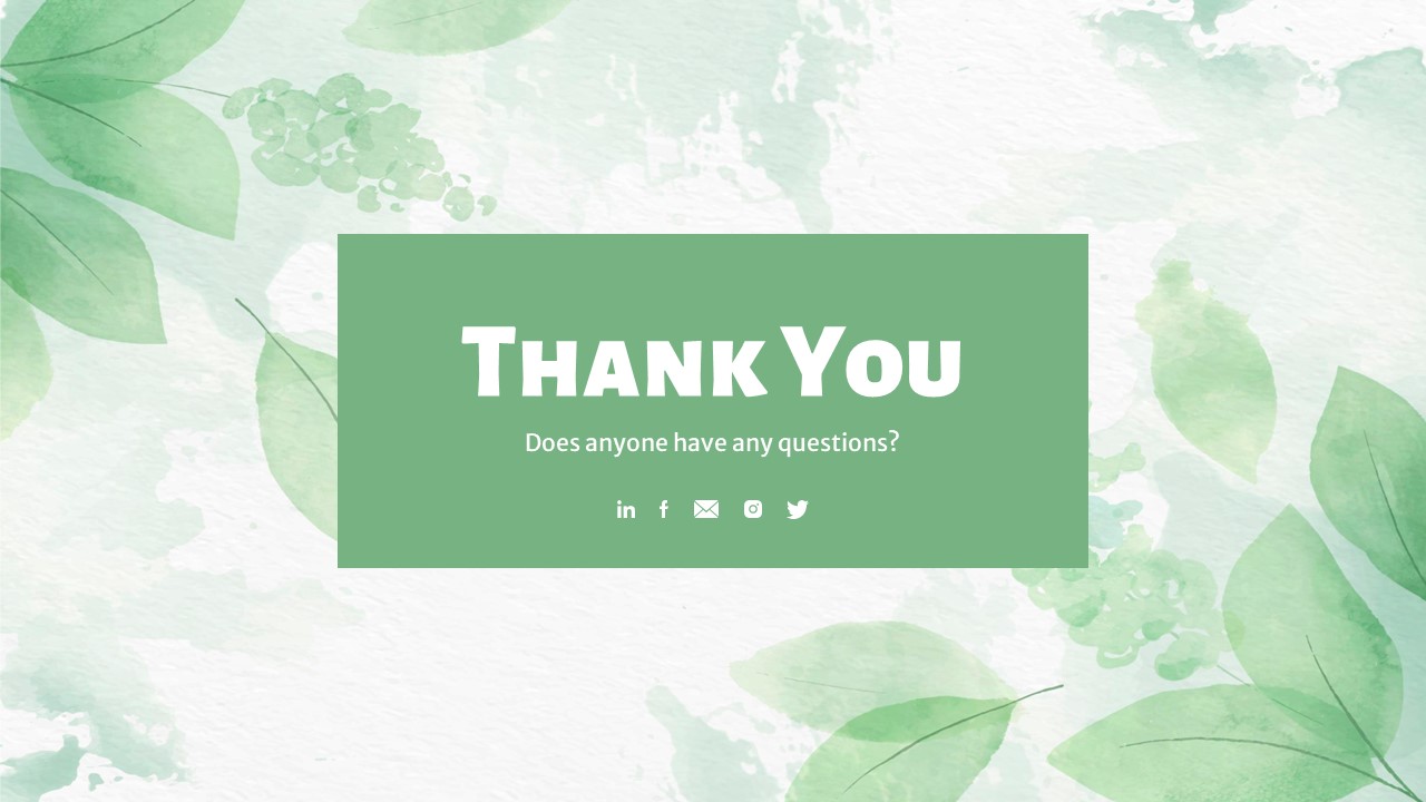 Attractive Thank You Slide for Presentation - SlideKit