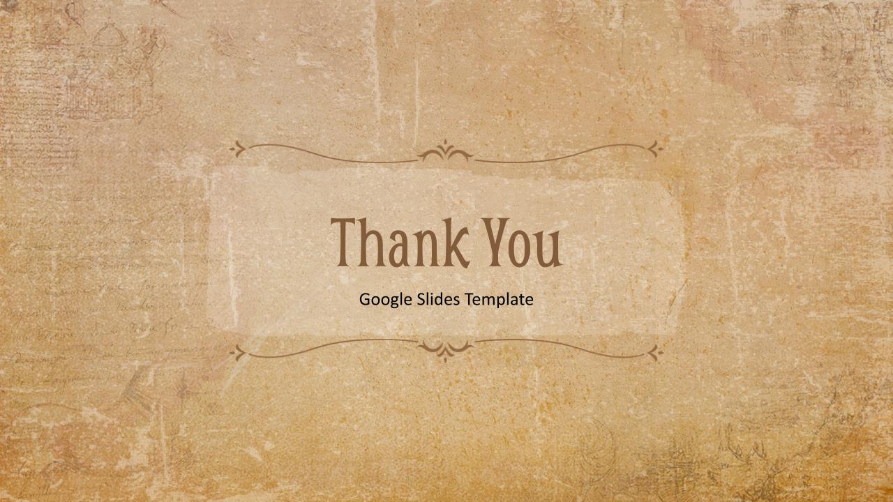 Vintage Style Thank You PowerPoint Template