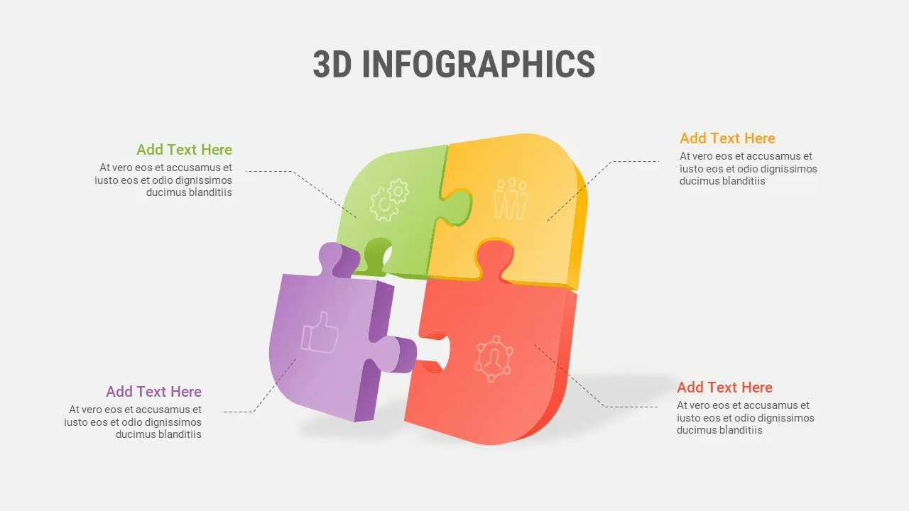 3D Presentation Slide Template