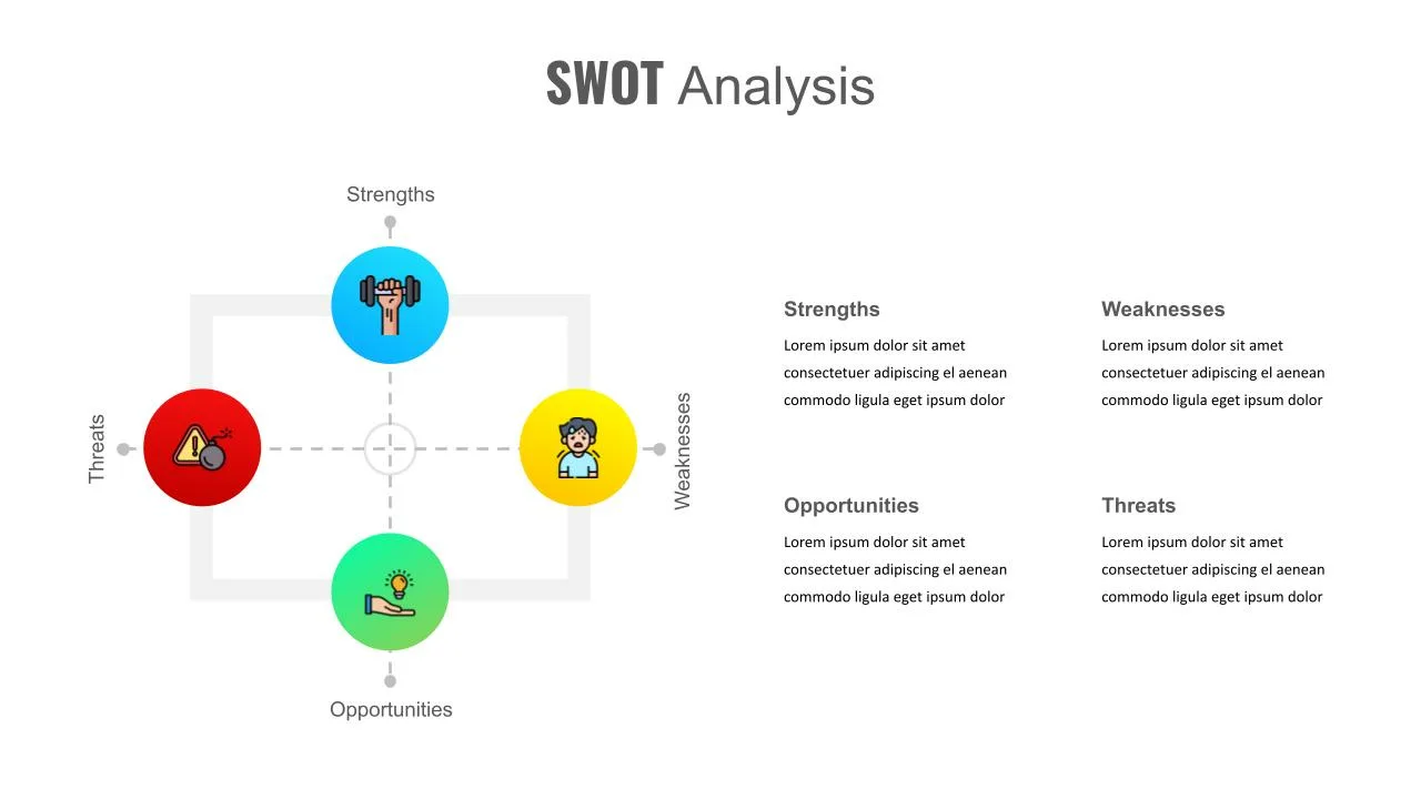 Business SWOT Analysis Slide Template