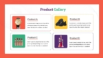 Colorful Product Gallery PowerPoint Template
