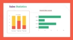 Colorful Sales Statistics PowerPoint Template