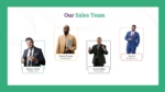 Colorful Sales Team PowerPoint Template