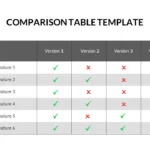 Comparison Matrices Slide Template