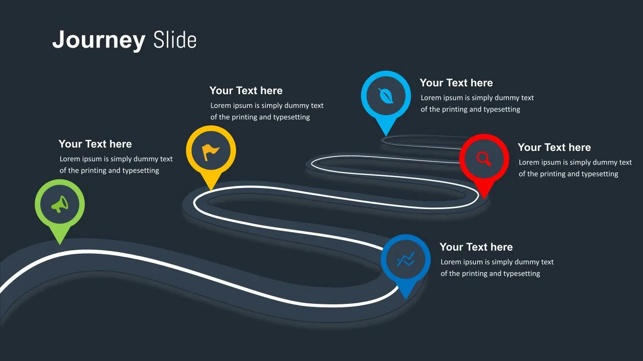 Dark Theme Journey Slide Template