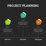Dark Theme Project Planning Slide