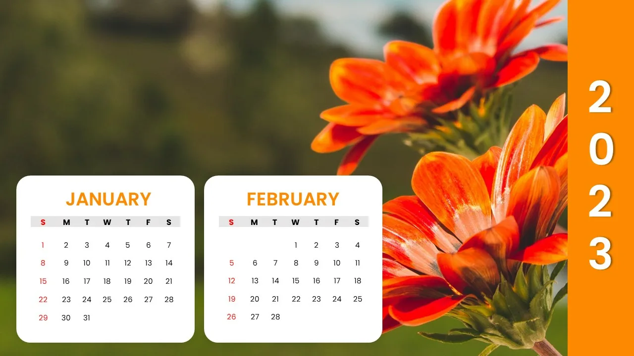 free-2023-calendar-powerpoint-presentation-template-slidekit