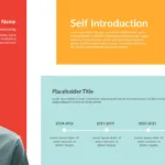 Professional Self Introduction Slide Template