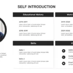 Self Introduction Slide Template