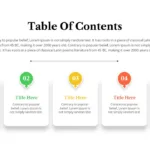 Table Of Content Slide Template