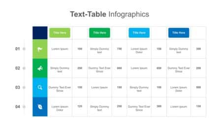 Tables & Matrix Presentation Slides