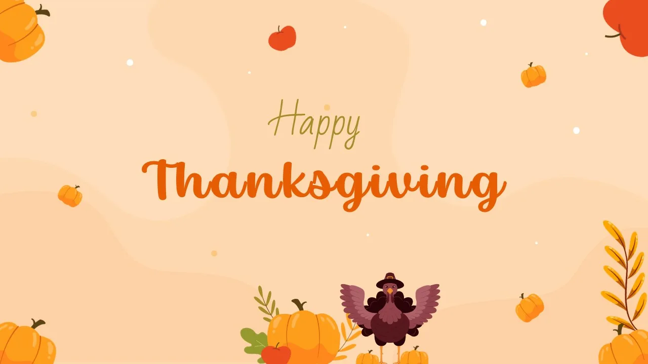 Happy Thanksgiving Presentation Templates & Themes - SlideKit