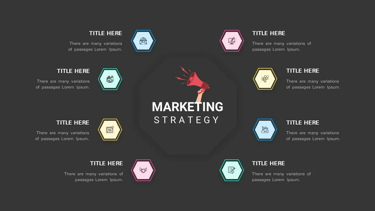 8 Point Marketing Strategy Presentation Slide