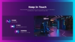 Contact Us Game Theme PowerPoint Template