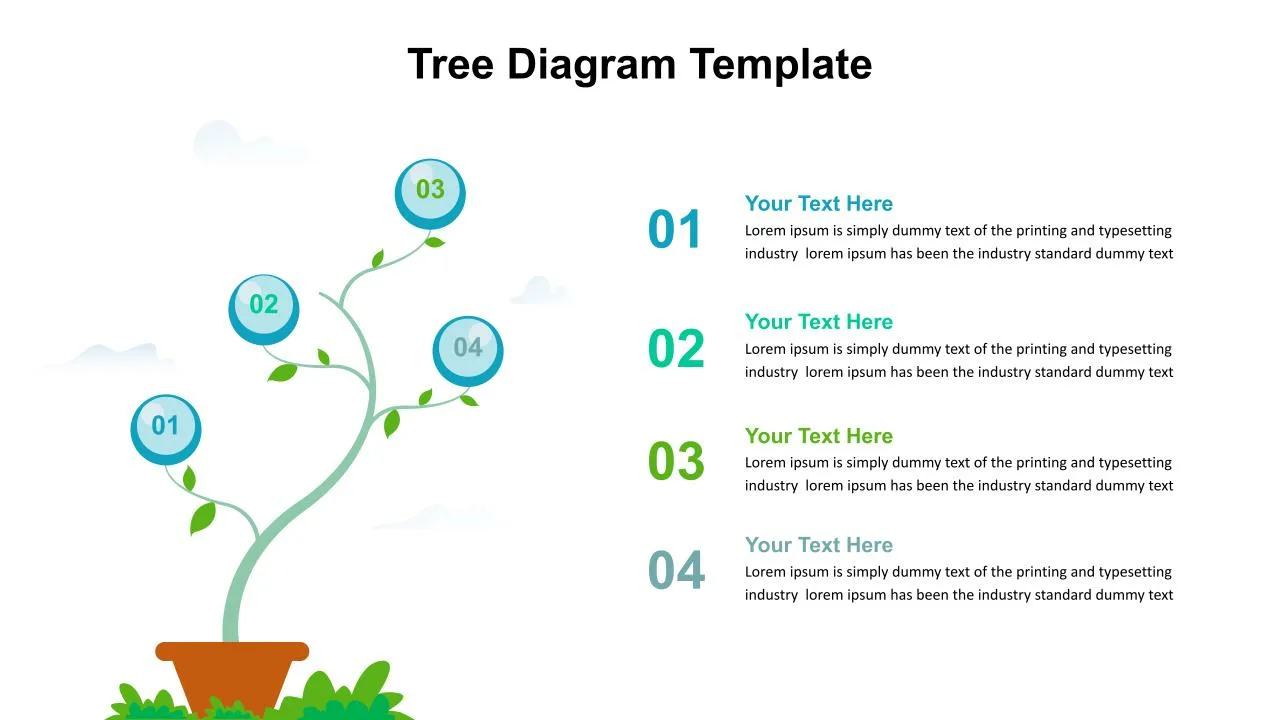 Google Slides Tree Diagram Slide