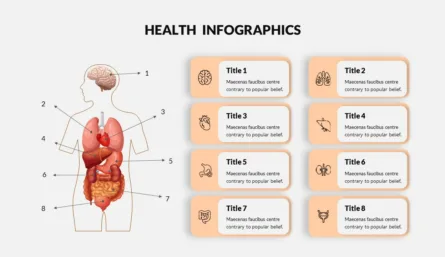Human Anatomy Health Infographic Template