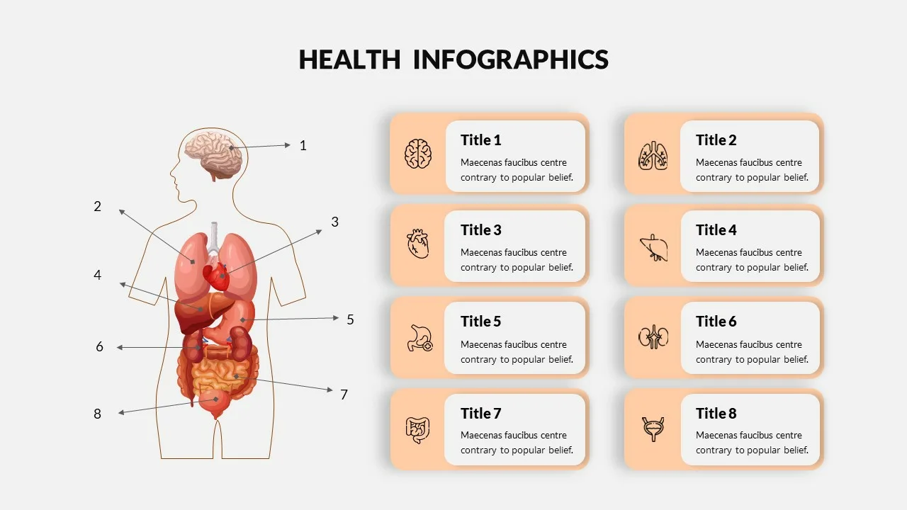 Human Anatomy Health Infographic Template