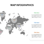 Presentation Slide Template with World Map