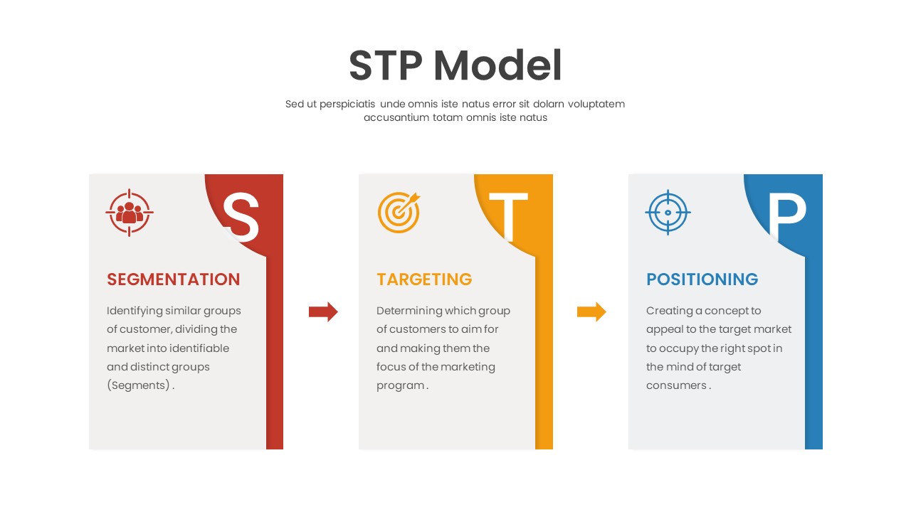 STP Marketing Strategy Presentation Template SlideKit