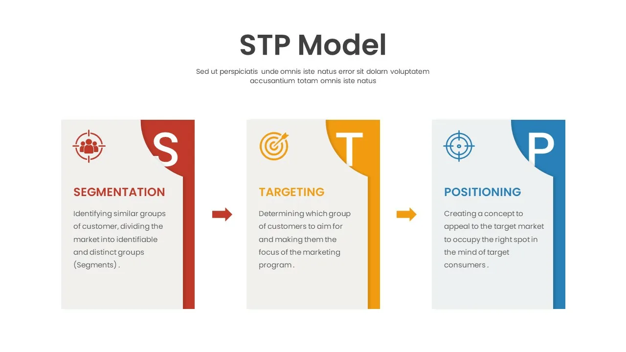 STP Marketing Slide Template