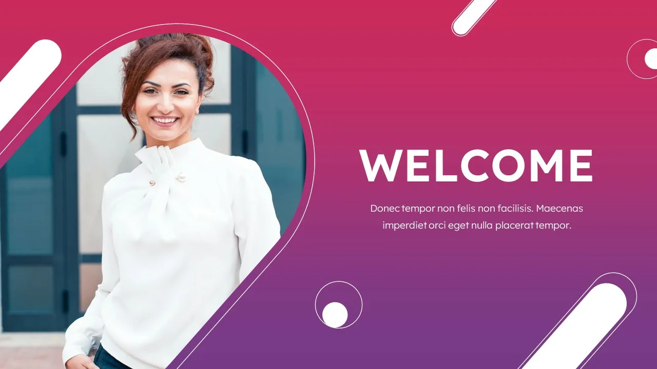 Welcome Slide Template