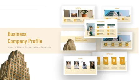 Company Profile Slide Cover Image