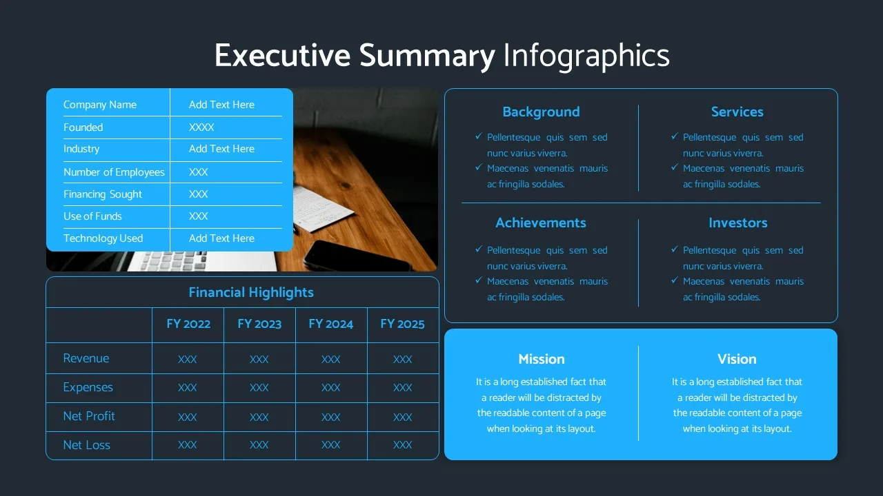 Executive Summary Presentation Slide