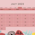 July 2023 Calendar Presentation Slide