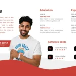Professional About Me Slides Template