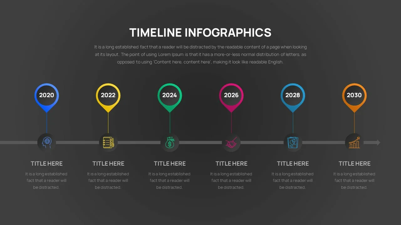 Project Timeline Slide Template 1