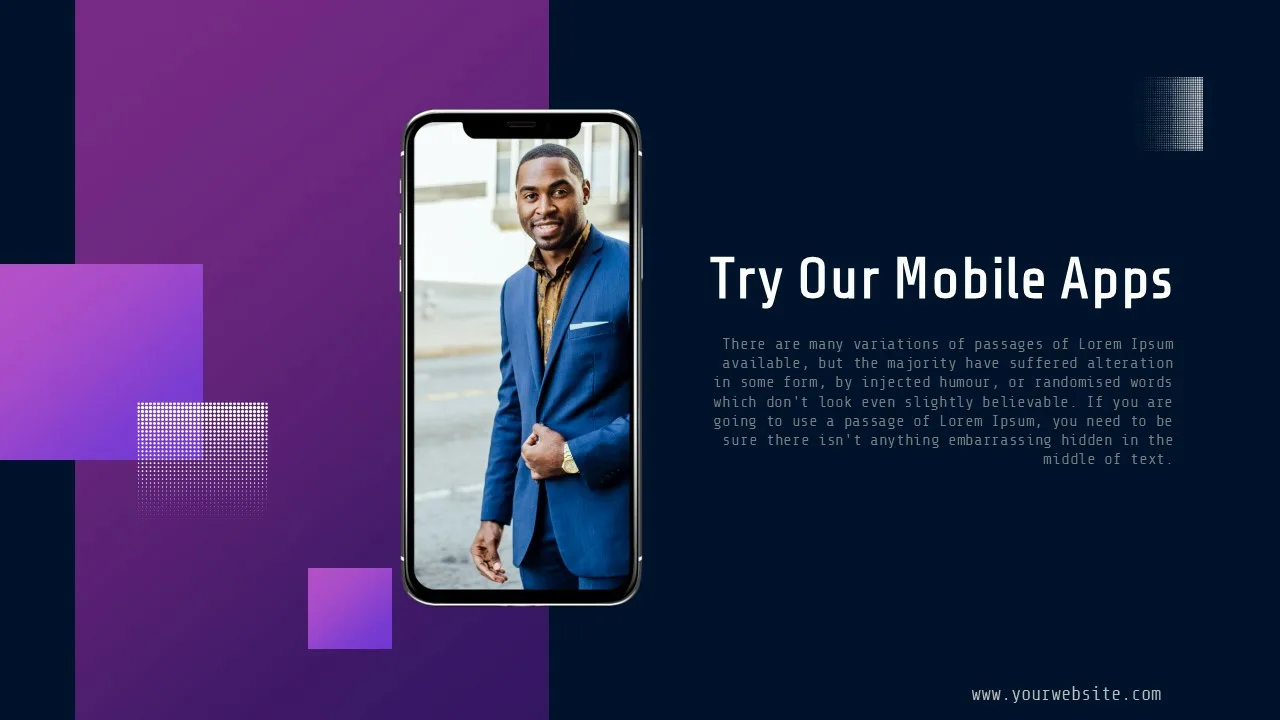 Technology Background Slides for Mobile Apps