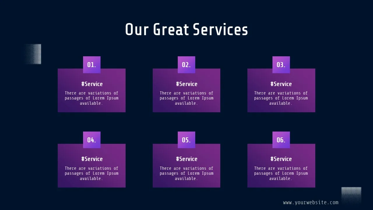 Technology Presentation Our Service Templates