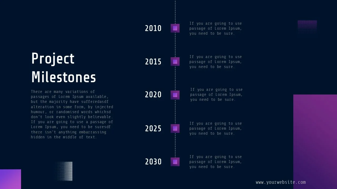 Technology Presentation Project Milestone Templates (2)