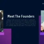 Technology Slides Meet The Founder Theme