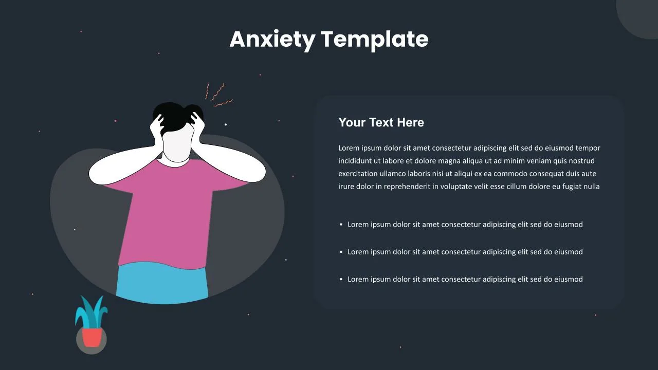 anxiety presentation template