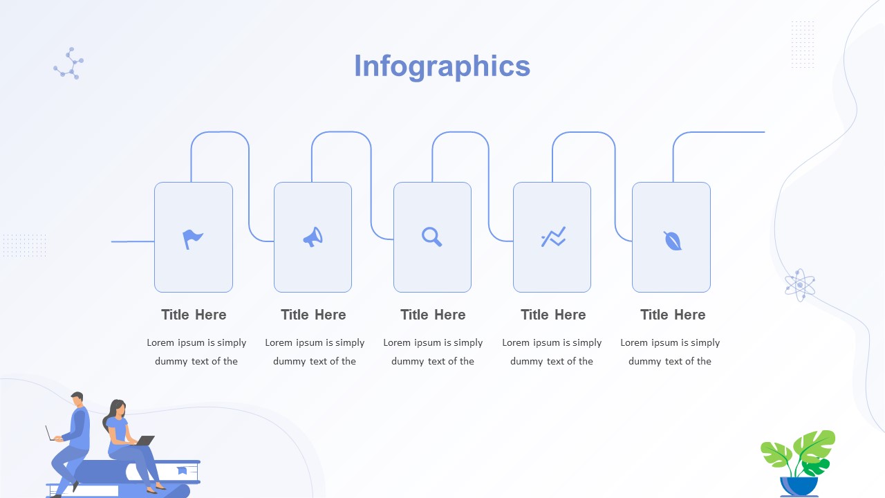 Cartoon Infographics Slide Template