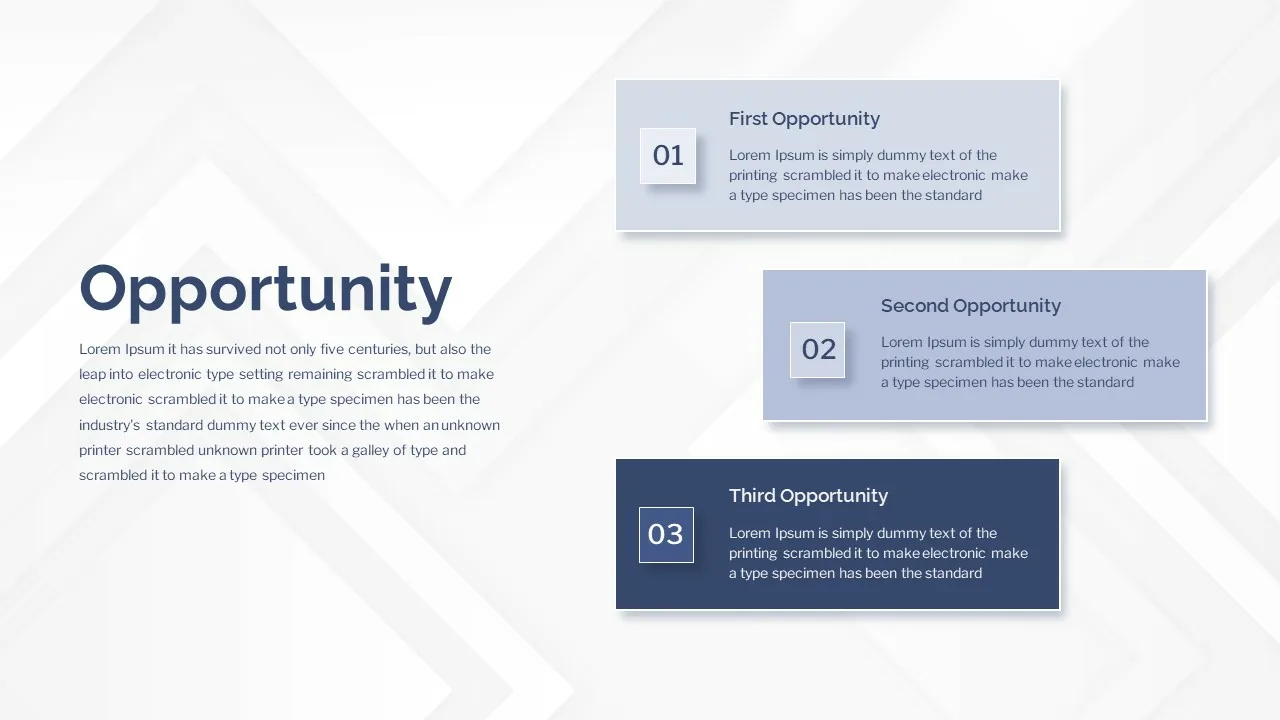 Company Profile Opportunity Slide Template