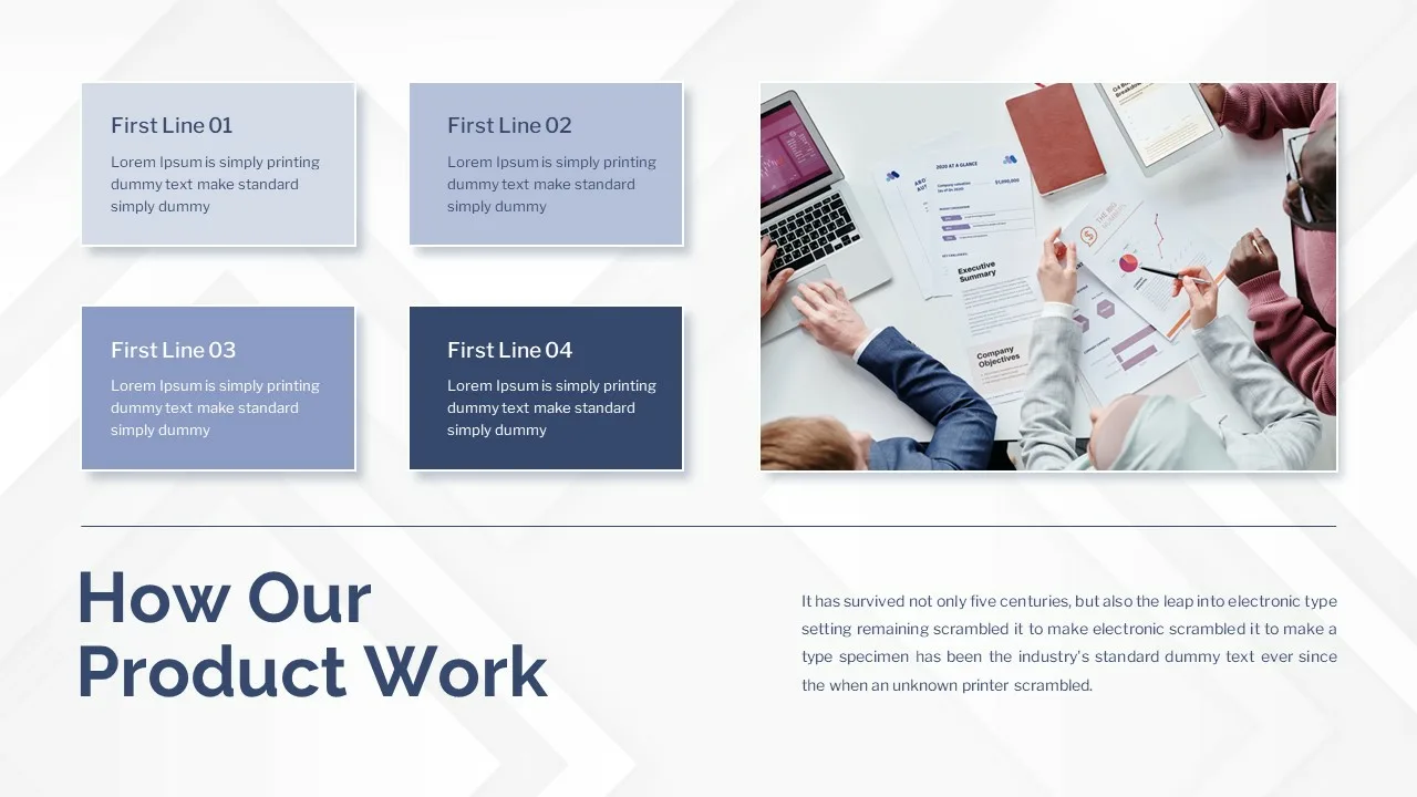 Company Profile Product Slide Template 1