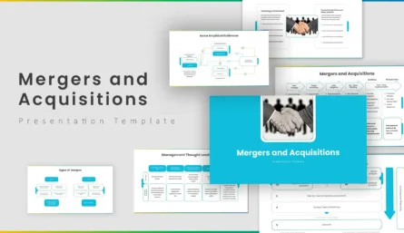 Cover Image Of Mergers And Acquisitions Slide