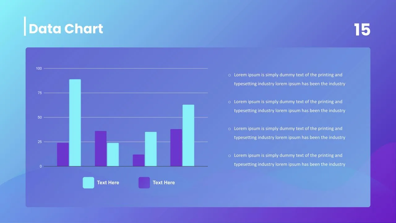 Digital Marketing Data Chart Slide