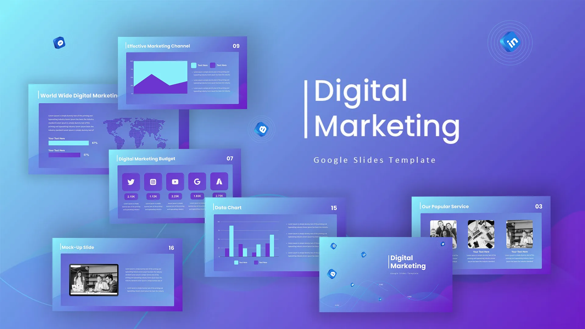 Digital Marketing Slides Cover Image