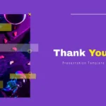 Purple Thank You Slides Background