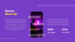 Purple Theme Device Mockup Presentation Template