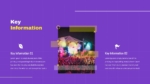 Purple Theme Key Information Presentation Template