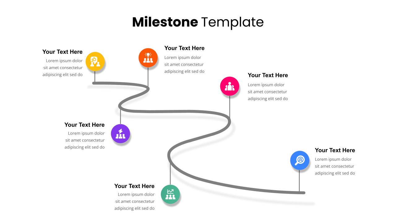 Multi Stage Milestone Chart Template For PowerPoint And Google Slides Multi Stage Milestone Chart Template For PowerPoint And Google Slides